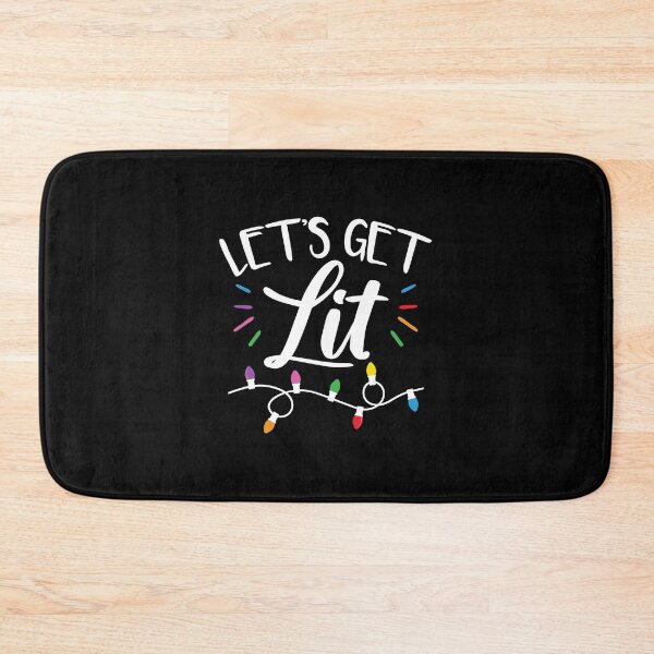 Item preview, Christmas Lights Humor Let'S Get Lit designed and sold by ribbinjunk.