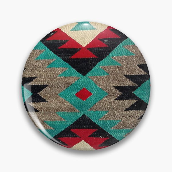 Item preview, Navajo Blanket pattern, turquise, red, grey, black designed and sold by Nostrathomas66.