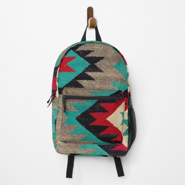 Item preview, Navajo Blanket pattern, turquise, red, grey, black designed and sold by Nostrathomas66.