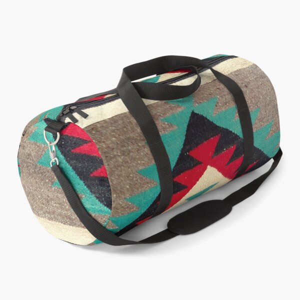 Item preview, Navajo Blanket pattern, turquise, red, grey, black designed and sold by Nostrathomas66.