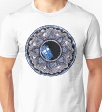 Tardis in space mandala Unisex T-Shirt