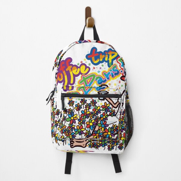 Item preview, hand drawn rainbow love bloom coffee trip in Paris, France | DESIGNBRAND designed and sold by DESIGNBRAND.