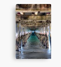 Under The Pier Canvas Print
