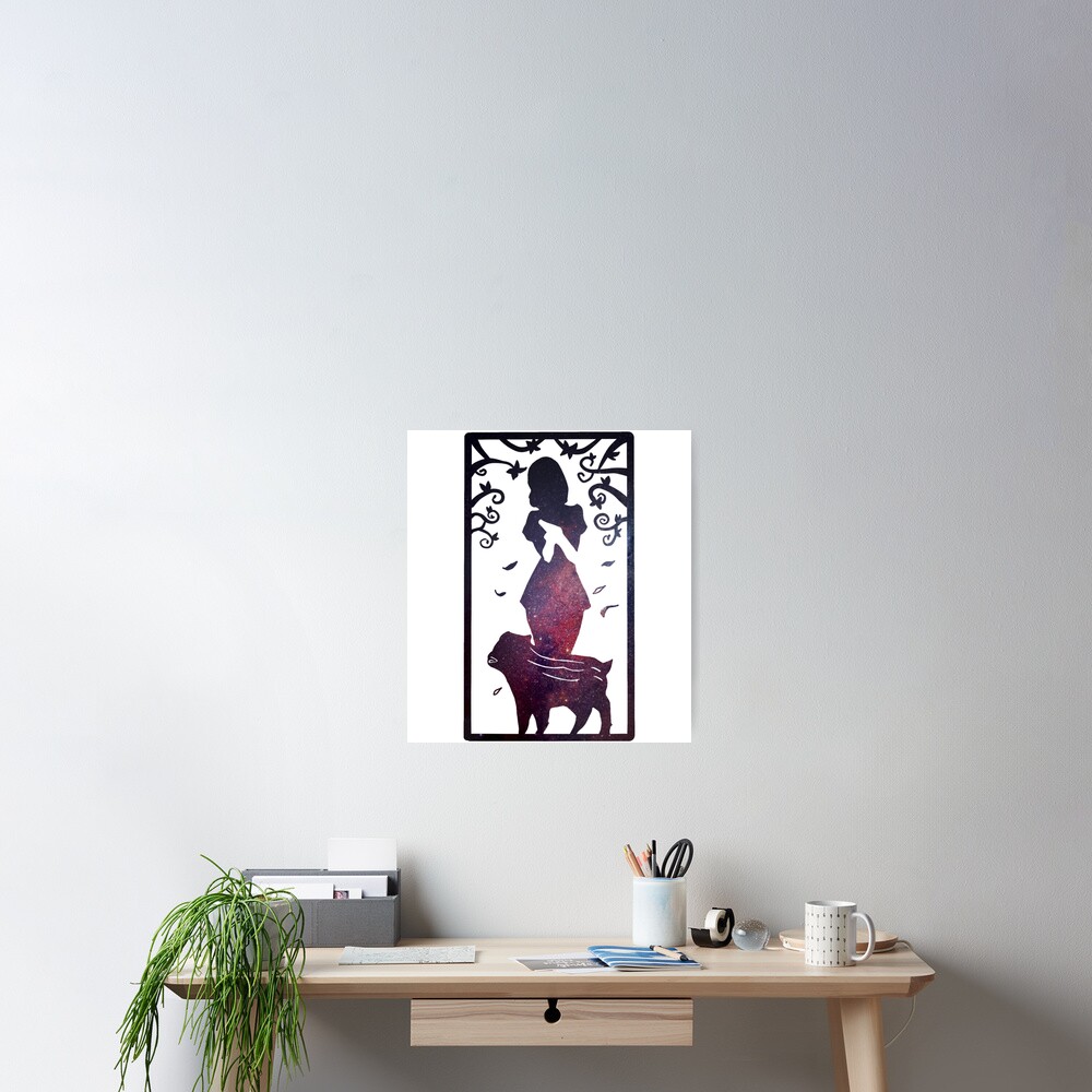 "Boar Fruits basket anime silhouette design" Poster by BollinLaura