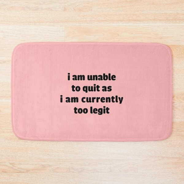 Item preview, Unable To Quit  designed and sold by corbrand.