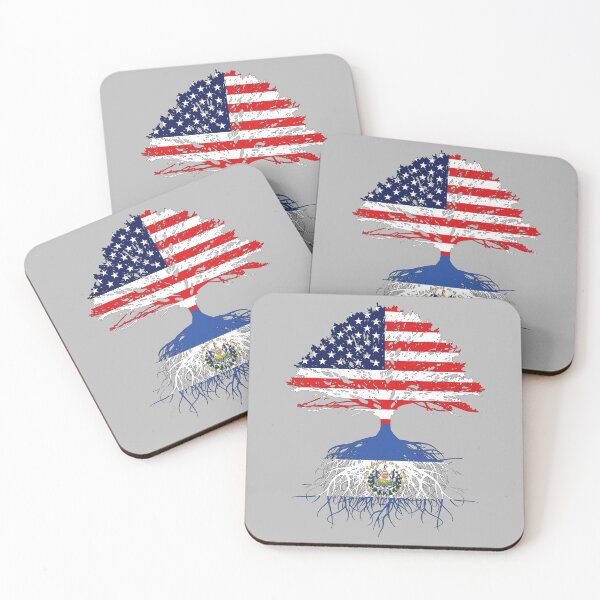 Item preview, El Salvador Roots, El Salvador USA Flags, El Salvadorian, US Naturalization Ceremony Gift Men Women Family Friend designed and sold by maindeals.