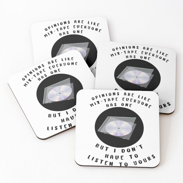 Item preview, OPINIONS ARE LIKE MIX-TAPES  designed and sold by RetroPlaceee.