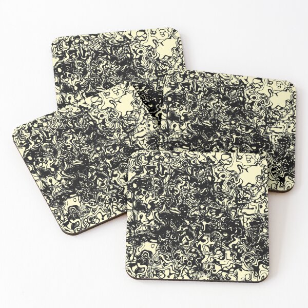 Item preview, Fluid design - black and beige designed and sold by rahilvalani.