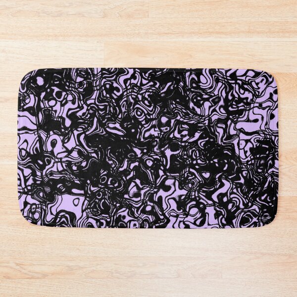 Item preview, Fluid design - black and lavender designed and sold by rahilvalani.