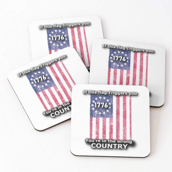 Item preview, If this flag triggers you (AT) designed and sold by OleKurmudgeon.