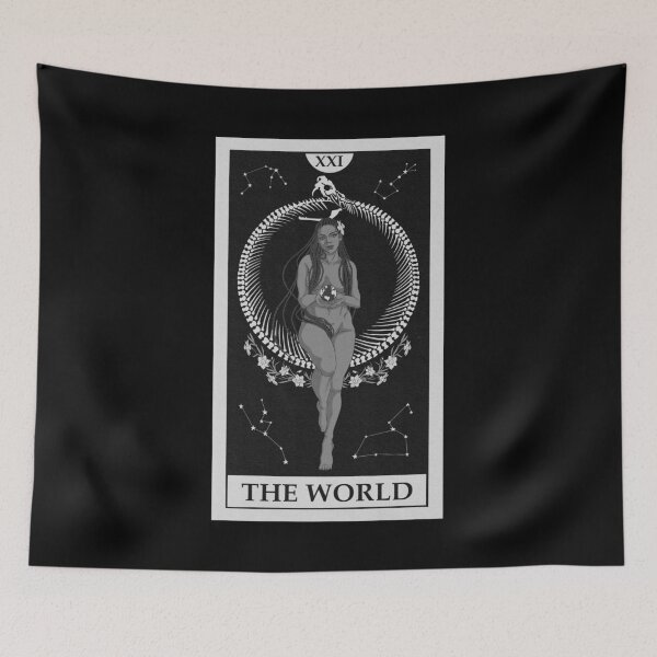 Item preview, The World Tarot Card designed and sold by Madleiand.