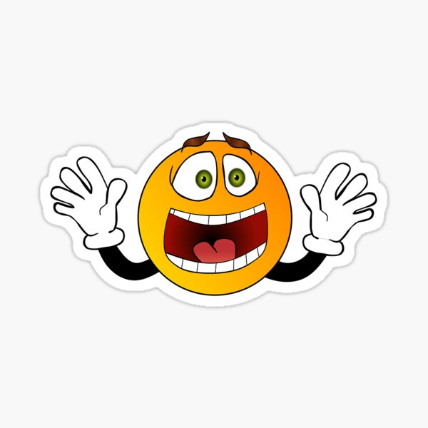 "OMG emoji" Sticker for Sale by SandalikaN | Redbubble