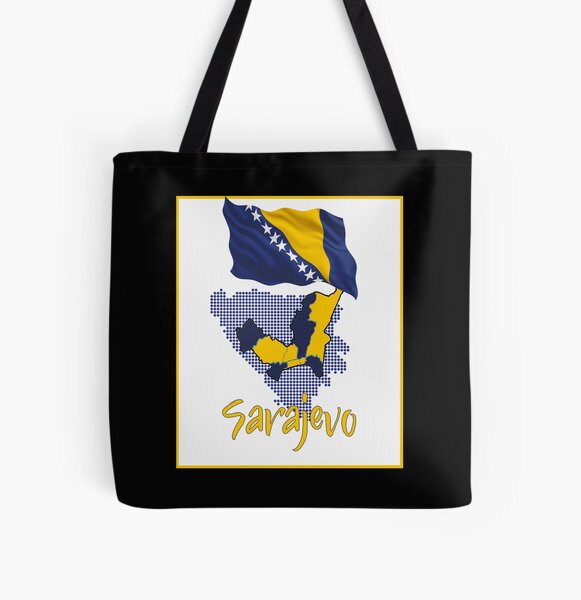 Canvas Shopping Tote Bag I Love My Bosnian Uncle Countries Bosnian Heart Flag Beach Bags for Women 