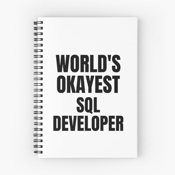 Item preview, World's Okayest Sql developer designed and sold by GoDPI.