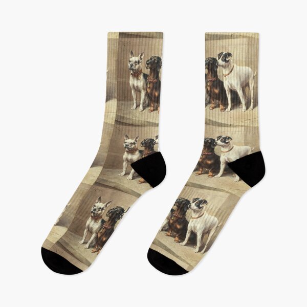 Item preview, Three Watchful Dogs by Carl Reichert designed and sold by Amanda1775.