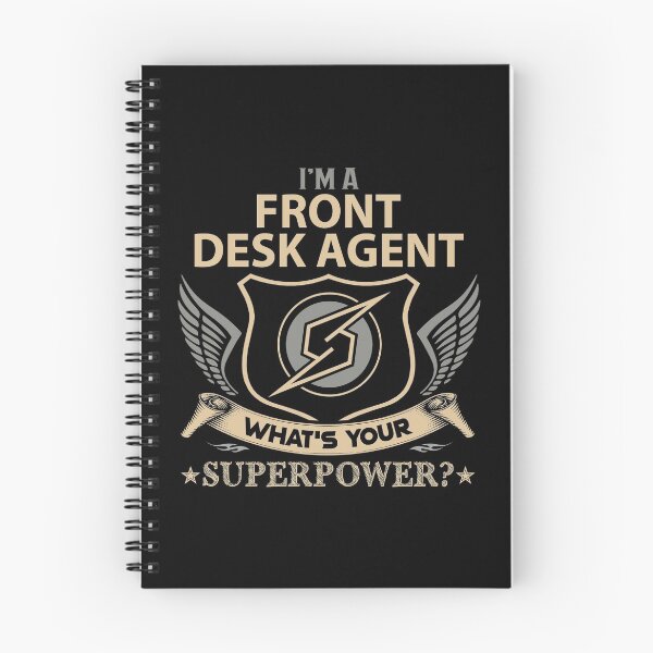 Artikelvorschau, Front Desk Agent T-Shirt - Superpower Job Geschenkartikel Tee entworfen und verkauft von ymaszcarme.