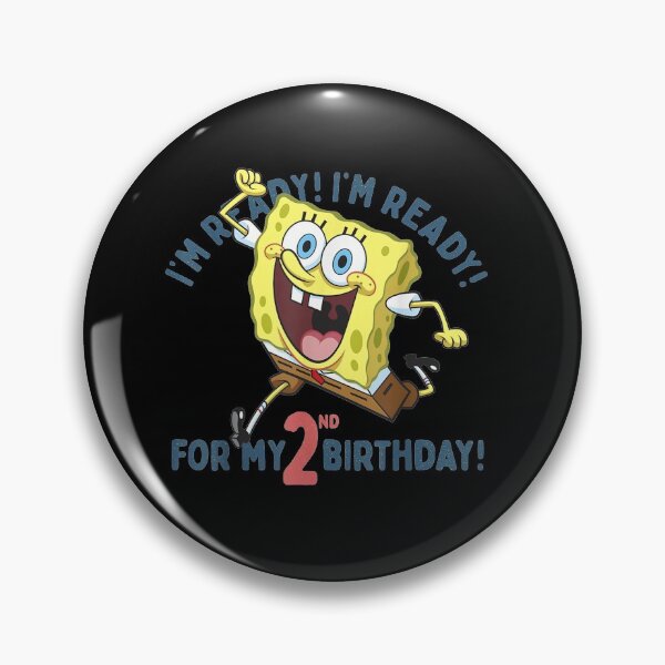 Item preview, SquarePants.SponngeBobzz Ready For My 2nd Birthday designed and sold by robertsonbb.