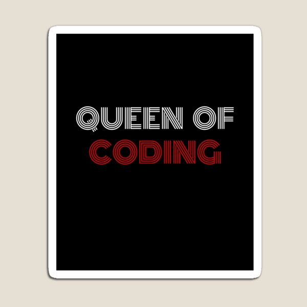 Item preview, Queen Of Coding  designed and sold by AscendMerch.