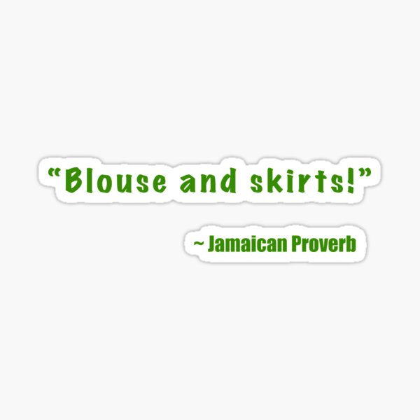 Wha Gwan? Cool Jamaican Patois In Red Gold Green' Sticker