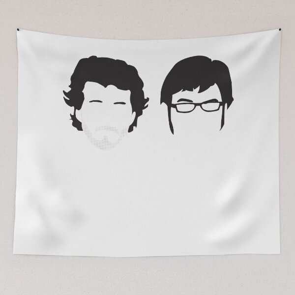 Item preview, Flight of the Conchords Silly-ettes Darby Music Halloween band Christmas Essential designed and sold by FlighuConchords.