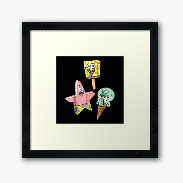 Artikel-Vorschau von Schwammkopf.SpongeBobzz Ice Cream Charaktere, designt und verkauft von robertsonbb.