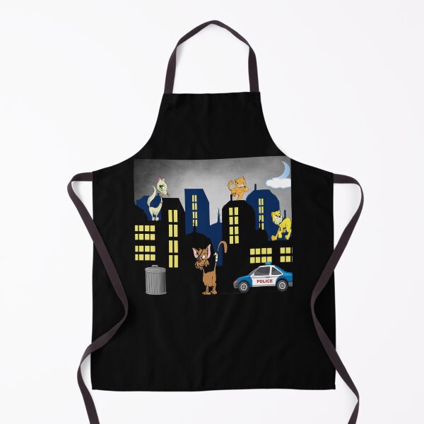 Item preview, Stray cats at night designed and sold by HelloStrayCats.