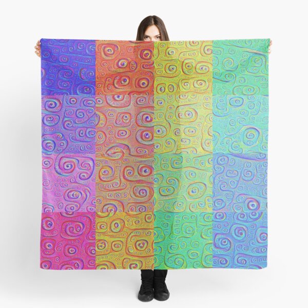 Deep Dreaming of a Color World 2 Scarf