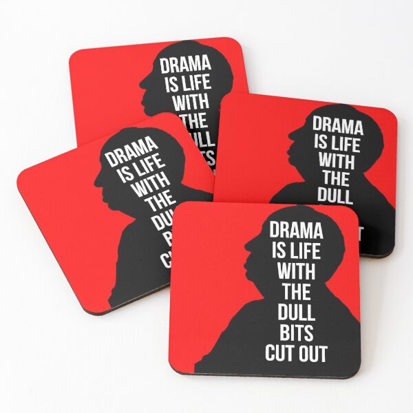 Item preview, Alfred Hitchcock "Drama Is Life" designed and sold by RevolutionInPaint.