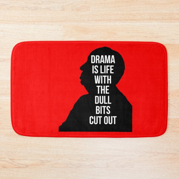 Item preview, Alfred Hitchcock "Drama Is Life" designed and sold by RevolutionInPaint.