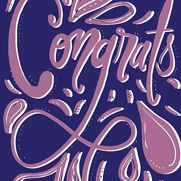 Artwork thumbnail, Congrats (burst) by Rae-Rabbs