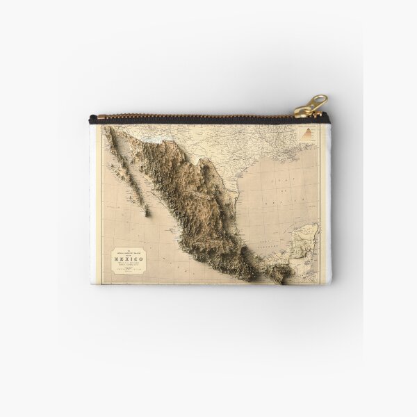 Item preview, 1911 Map of México 3D digitally-rendered designed and sold by ThinkAboutMaps.