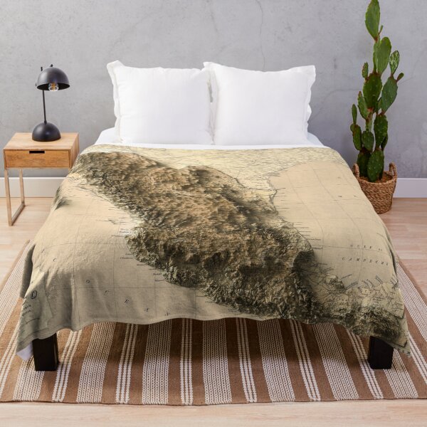 Item preview, 1911 Map of México 3D digitally-rendered designed and sold by ThinkAboutMaps.
