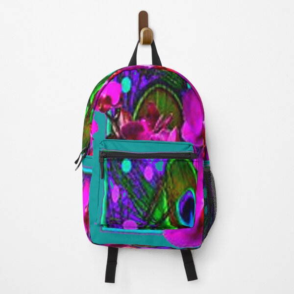 Item preview, PURPLE & TEAL ORCHIDS PATTERN GARDEN ART designed and sold by sharlesart.