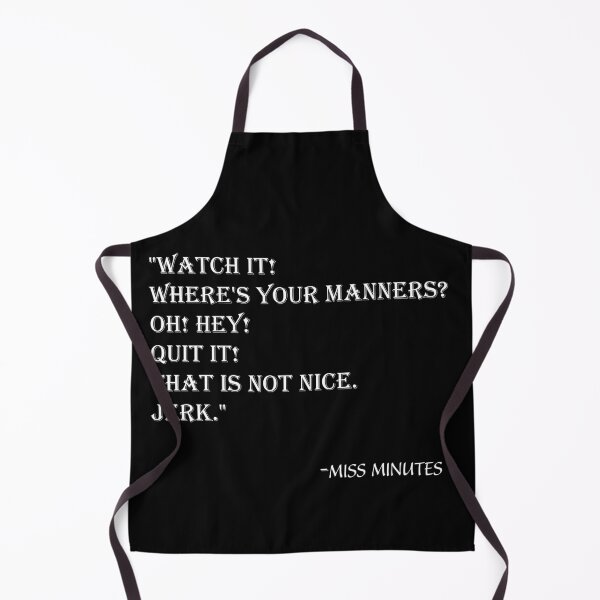 Item preview, "Watch IT!Where's Your Manners?Oh!Hey!Quit It!That is not Nice.Jerk"-Miss Minutes White Version designed and sold by MAEffects.