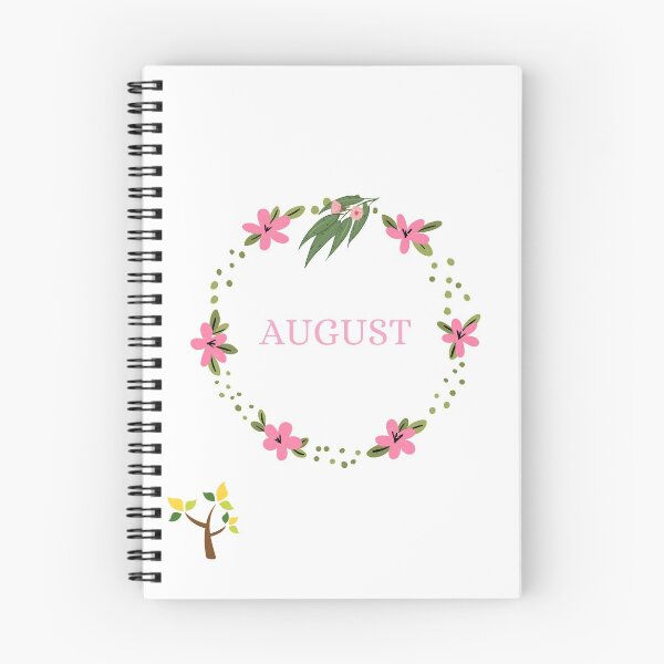 Item preview, Ilustración de corona de flores de agosto designed and sold by SooDesignStudio.