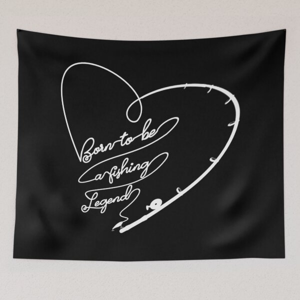 Item preview, Born to be a fishing legend designed and sold by attracdionz.