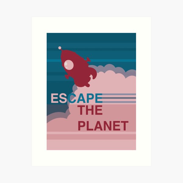 Item preview, Escape the Planet  designed and sold by Gert Art.