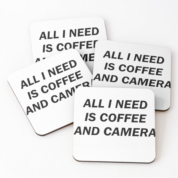 Item preview, All I Need is Coffee and Camera  designed and sold by rajputdhavals.