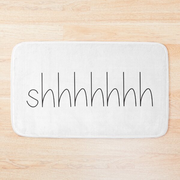 Item preview, Quiet Black Text Art designed and sold by lineartdesigns.