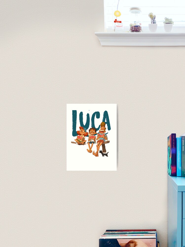 Luca Friends Watermelon Sticker by Curlyredflowers