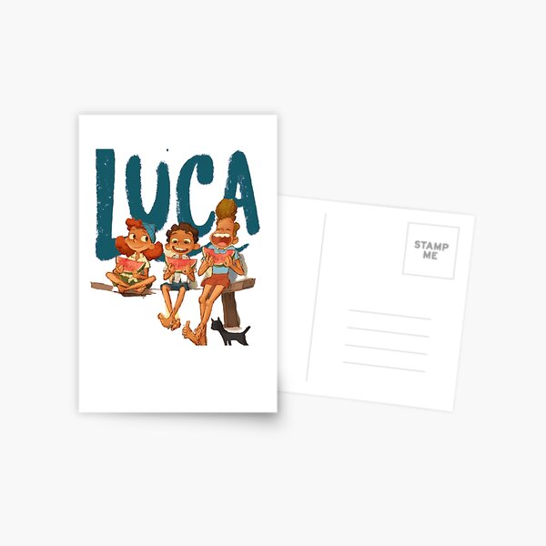 Luca Friends Watermelon Sticker by Curlyredflowers