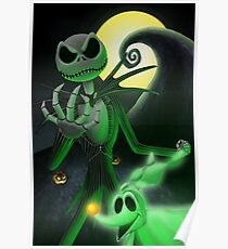 Nightmare Before Christmas Skellington Poster