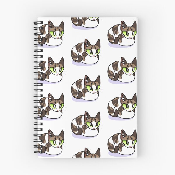 Item preview, Cute brown and white spotted tabby loaf cat design designed and sold by nummiequack.