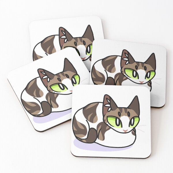 Artikelvorschau, Süßes braun-weiß geflecktes Tabby-Katzen-Design entworfen und verkauft von nummiequack.