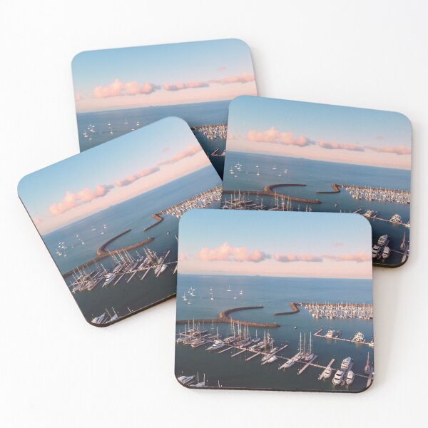 Item preview, Coral Sea Marina Sunset #1 designed and sold by MrWhitsundays.