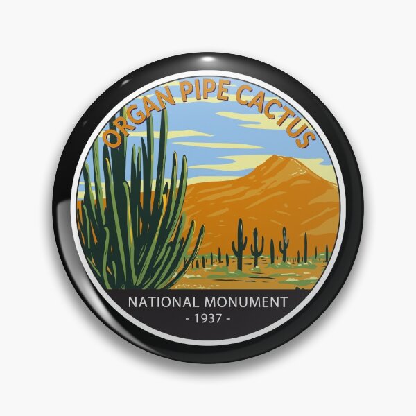 Item preview, Organ Pipe Cactus National Monument Arizona Circle designed and sold by KrisSidDesigns.