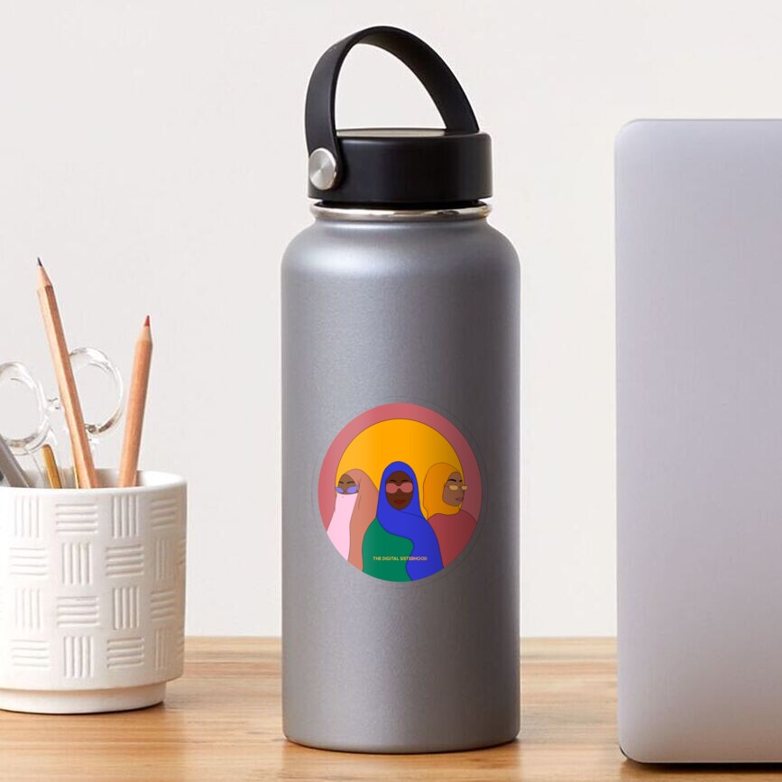 The Digital Sisterhood Logo Sticker Sticker