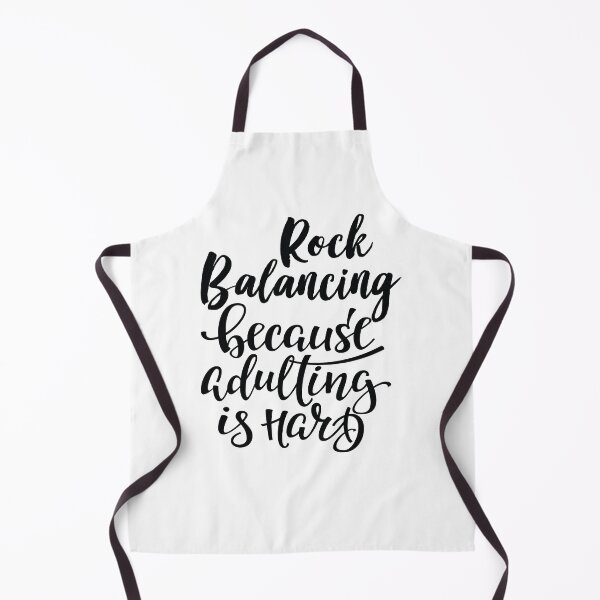 Item preview, Rock Balancing Because Adulting Is Hard designed and sold by FiveNiches.