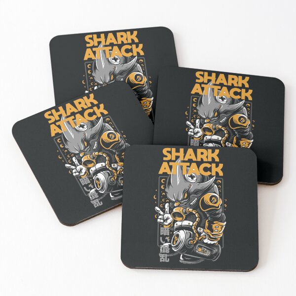 Item preview, Shark Attack Illustration designed and sold by Peekonet.