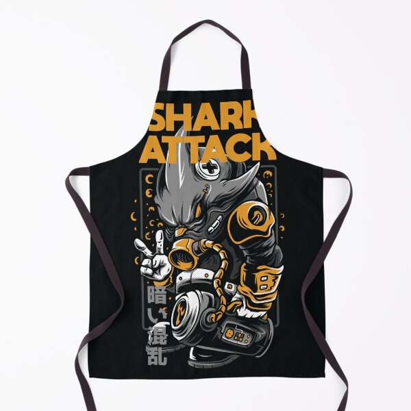 Item preview, Shark Attack Illustration designed and sold by Peekonet.